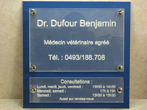 plaque professionnelle