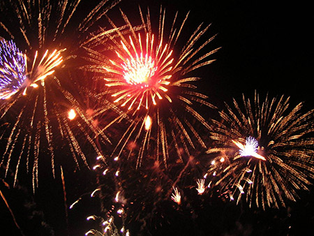 Feu d'artifice, cotillon