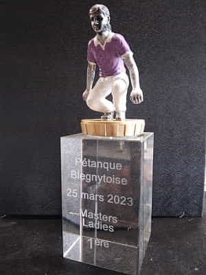 Trophée verre gravé W401 à W403